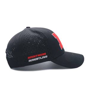 Casquette de baseball pour homme personnalisée de qualité supérieure à 6 panneaux avec trous perforés au laser pour une tenue quotidienne extérieure imperméable et respirante - Product Image 4