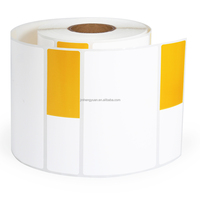 Étiquettes autocollantes en papier thermique direct, impression couleur personnalisée, rouleau d'étiquettes à code-barres 50x25 58x40 58x60 60x40