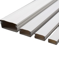 Canal de câblage en PVC solide ignifuge de Chine avec vis pour l'installation de fils électriques, résistant aux UV