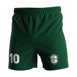 Uniforme de Fútbol Personalizado Transpirable de Diseño Moderno para Hombre, Conjunto de Dos Piezas de Camiseta y Pantalones Cortos Verdes para Jugadores - Product Image 4
