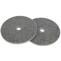 Disques de polissage et de débavurage abrasifs en fibre de nylon gris de 6 pouces pour meuleuse d'angle, pour le polissage du métal et de la pierre