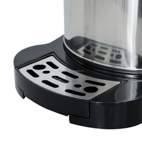Percolateur en acier inoxydable de qualité commerciale, 1-10l, pour la restauration, chaudière à eau chaude