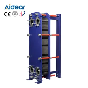 Aidear Black Pulp Cooling Wide Gap Plate Heat Exchanger for Paper factory production line