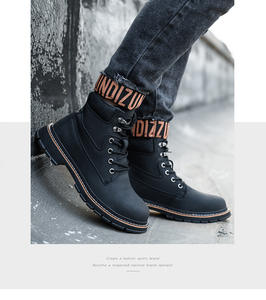 أحذية أمان العمل الصلب اصبع القدم حذاء برقبة للعمل حجم <span class=keywords><strong>15</strong></span> w مكافحة سحق أحذية أمان للرجال تنفس - Product Image 5