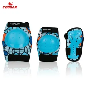 Спортивные безопасные наборы Cougar Factory, защитные накладки для рук, наколенники для катания на коньках