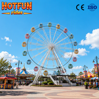 Grande Roue de 30 m pour Parc d'Attractions Extérieur, Directement de l'Usine, Idéale pour Foire et Parc à Thème