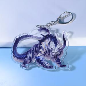Hanxin pha lê cắt phổ biến tùy chỉnh in phim hoạt hình Acrylic hai mặt mở và đóng cửa Keychain tùy chỉnh Anime có thể mở ra <span class=keywords><strong>Shaker</strong></span> - Product Image 2