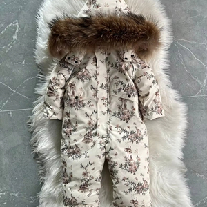 Nueva chaqueta de esquí con capucha de moda para niños, <span class=keywords><strong>ropa</strong></span> infantil con forro polar grueso de invierno con cierre de cremallera, diseño transpirable - Product Image 1