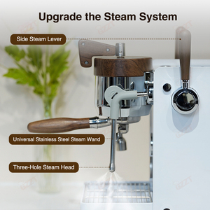 Pompes italiennes doubles Machines à expresso semi-automatiques à triple chaudière Machine à café expresso 58mm Cappuccino Latte Machine à café - Product Image 5