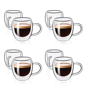 <span class=keywords><strong>Bicchieri</strong></span> da shot per <span class=keywords><strong>espresso</strong></span> e latte BS-6, tazze a doppia parete isolate, tazze Demitasse a doppia parete per macchina da caffè <span class=keywords><strong>espresso</strong></span> - Product Image 1