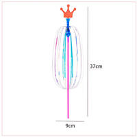 Baguettes Lumineuses LED, Baguette Magique à Bulles, Ruban Torsadé, Fleur à Bulles pour Fête Néon, Cadeaux de Fête Lumineux