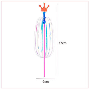 Bacchette Luminose LED, Bacchette Magiche con Bolle di Sapone, Nastro Luminoso per Feste Neon, Accessori Luminosi per Feste - Product Image 3