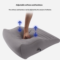 Stock approvisionnement quantité minimale de commande 1 Portable PVC flocage gonflable coussin de voiture bureau taille chaise coussin taille oreiller pour voiture