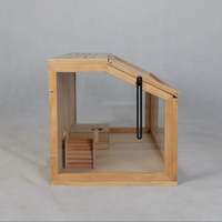 Chilochilo personnalisé Offre Spéciale Transparent cochon d'inde Cage en bois Hamster Cage maison à vendre