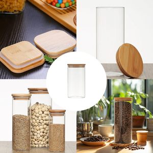 Venta al por mayor de frascos de vidrio transparentes, blancos, negros o mate, vacíos, de 8 oz, 10 oz y 14 oz, con boca ancha y tapa de corcho de madera para velas. - Product Image 6