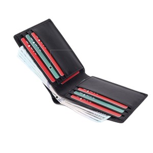 Men's <b>Wallet</b> Black Cowhide Short Style Multi Functional Card <b>Holder</b> Everyday Use Waterproof - Product Image 5