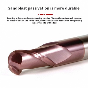 ผู้จัดจำหน่ายเครื่องมือกัดซีเอ็นซี รับผลิตแบบ OEM/ODM ดอกกัดปลายมนทังสเตนคาร์ไบด์ HRC60 ตัดความเร็วสูง 2 ฟลูต เคลือบนาโน Zy0080 - Product Image 5