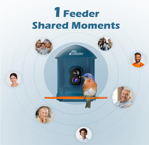 Nieuwste producten Slimme Vogelvoeder met Camera, 2K HD Vogelobservatiecamera AI Identificatie Weerbestendig Traagloze Kolibrie - Product Image 4