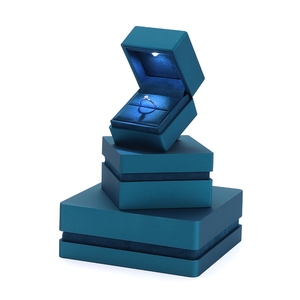 Caja de Joyería LED de Alta Gama, Caja de Regalo para Juego de Joyas con Logotipo Personalizado, Caja de Empaque para Joyería - Product Image 1