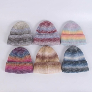 Gorro con calavera tejido iridiscente con logotipo personalizado, diseño único, bordado, etiqueta con logotipo, Camuflaje, dibujos animados, letra a cuadros, personaje - Product Image 3