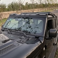 Auto-Frontflügel-Beleuchtung und Dachlicht-Modifikation Passend für 18-25 JEEP Wrangler JT/JL
