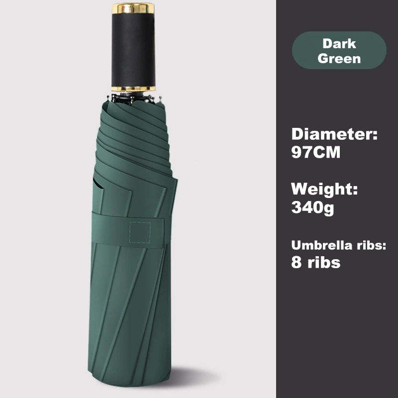 Mango verde oscuro-dorado