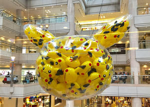 Ballon gonflable <span class=keywords><strong>Pikachu</strong></span> de dessin animé gonflable géant <span class=keywords><strong>Pikachu</strong></span> pour la décoration de rue publicitaire - Product Image 5