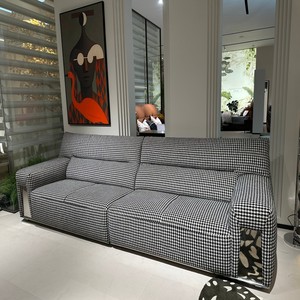 Canapé modulaire 4 <span class=keywords><strong>places</strong></span> en lin lavable, mobilier de salon moderne, prix d'usine, personnalisable - Product Image 3
