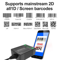Module de scanner de codes-barres filaire multifonction Xincode, scanner automatique d'écran, scanner de codes QR, scanner de codes-barres 2D