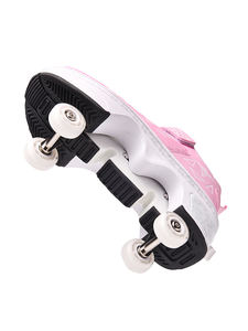 Patines De <span class=keywords><strong>4</strong></span> Ruedas déformé chaussures à roulettes rétractables chaussures de skate avec <span class=keywords><strong>4</strong></span> <span class=keywords><strong>roues</strong></span> enfants femmes - Product Image 5