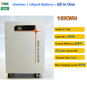 Sistema de Almacenamiento de Energía Solar Integrado de 11 kW, Batería Solar Todo en Uno de 51.2 V, 15 kW, 300 A, Sistema Híbrido de Almacenamiento de Energía Solar para el Hogar - Product Image 1