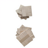 Bâtonnets de crème glacée en bois de bouleau blanc de 114 mm avec logo imprimé, faits maison, portables, écologiques, sans danger pour les aliments