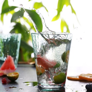 Verres en <span class=keywords><strong>verre</strong></span> à motif d'oeil de marteau créatif simple avec <span class=keywords><strong>anis</strong></span> étoilé pour jus et boissons - Product Image 2
