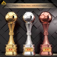 Trophée de la Coupe du Monde de Football 2026 Holywell en Résine, Gravé sur Mesure en Forme de Ballon, Souvenir de Compétition
