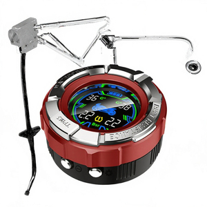 Motorrad TPMS Drahtloses Reifendrucküberwachungssystem ABS-Kunststoff Wasserdichter LCD-Bildschirm Echtzeit-Reifentemperaturalarm - Product Image 3