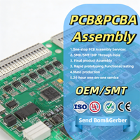 Servicio Llave en Mano, Prototipo de Placa PCB, Archivos Gerber PCBA, Circuito Impreso OEM, Fabricación y Ensamblaje de PCB Personalizado SMT DIP, PCBA