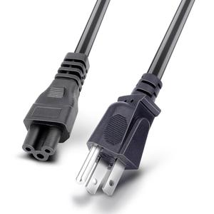 Nema 5-15P to IEC C5 <strong>Mickey</strong> <strong>Mouse</strong> <strong>Power</strong> Cord America Computer Replacement <strong>Power</strong> <strong>Cable</strong> 18awg 5ft - Product Image 3
