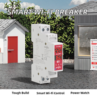 Pengukur tegangan Digital Mini kotak, Ampere Meter Ac 220-380V 100A indikator sinyal terpasang Panel Digital