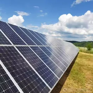 에너지 새로운 태양 전지 패널 모노 실리콘 양얼굴 태양 전지 패널 이중 유리 태양 전지 패널