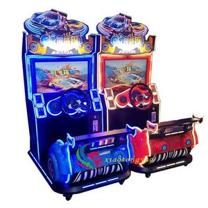 Simulateur de conduite pour enfants, jeu de course électrique, machine d'arcade, écran LCD 26 pouces, personnalisable en anglais, à vendre - Product Image 6