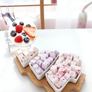 Cubes de yaourt lyophilisé 100 % pur personnalisables avec étiquette de marque <span class=keywords><strong>et</strong></span> fruits pour friandises pour animaux de compagnie - 50 g, nourriture en conserve favorisant la santé gastro-intestinale - Product Image 3