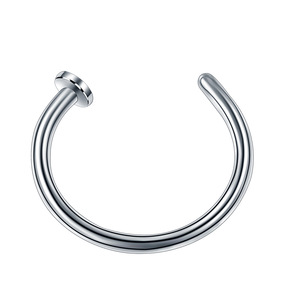 Pequeño Delgado 316l Acero Quirúrgico Nariz Labio Aro Abierto Anillo C Tipo Aro <span class=keywords><strong>Piercing</strong></span> Stud Cuerpo 6 Colores 6mm 8mm 10mm <span class=keywords><strong>Piercing</strong></span> Joyería - Product Image 6