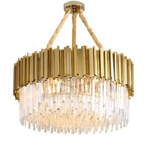 Gotway — lustre led suspendu en cristal circulaire, design moderne, produit de luxe, éclairage d'intérieur, luminaire décoratif de plafond, idéal pour un salon - Product Image 1