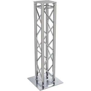 Totem en treillis élégant F34 pour les décors de mariage et les rideaux de plafond Totem en treillis autoportant pour les affiches de bannières - Product Image 4