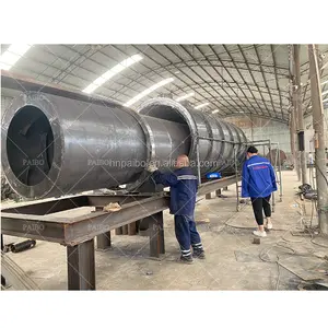 Rotary Bio Charcoal Wood Carbonization Retort Waste Wood Carbonization Furnace Biochar Retort