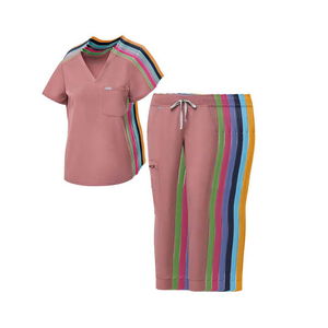 Ensembles d'uniformes de gommage professionnels avec marque privée uniforme médical ensembles de gommage d'infirmière uniformes d'hôpital de gommage médical - Product Image 3
