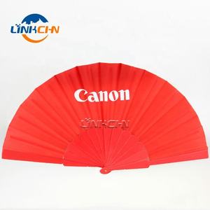 Ventilador de mano de plástico portátil con impresión personalizada - Product Image 1