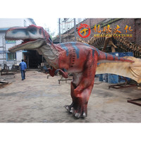 Costumes de dinosaure vert gonflables taille adulte pour parc d'attractions Cosplay utilisé