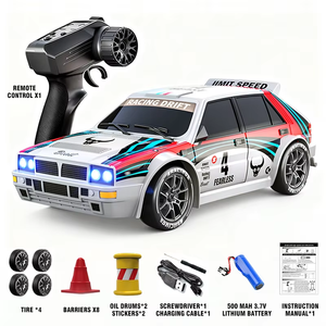 Voiture RC de drift SG204PRO 1/24 4WD 2.4G haute vitesse avec lumières LED, pneus supplémentaires, prête à l'emploi, construction métallique, jouet pour enfants - Product Image 1