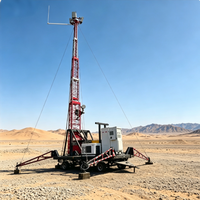 Q355B Galvanized Telescopic Mast Trailer Mounted Mobile Structure for Emergency Disaster Site Communication Trailer Tower